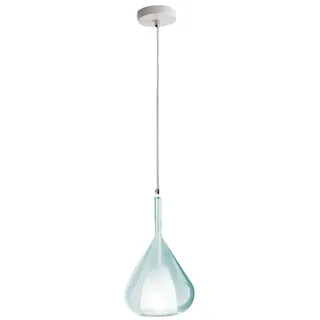 Fabas Luce Lila 1-flg. 40 W 30 cm Metall azurblau