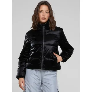 URBAN CLASSICS Shark Skin Steppjacke Black L