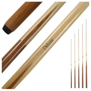 Winsport einteiliger Billard Queue Deluxe, robuster Pool Cue aus Ahornholz, 100 cm, 12mm Schraubleder Spitze, Kinder und Erwachsene, Billardqueue Gastronomie Jugendeinrichtungen