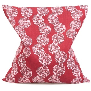 GRÜNSPECHT Kirschkern-Kissen 22x24cm, Wärmekissen für Nacken, Bauch & Rücken, Bezug aus 100% Baumwolle, für Mikrowelle & Backofen, rot (110-V6)