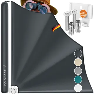 KESSER® Balkonfächer klappbar mit Wandhalterung   140x140cm    Sichtschutz Balkon Windschutz    Balkonsichtschutz    Seitenmarkise    witterungsbeständig   inkl. Montagematerial