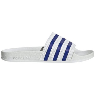 adidas Originals adilette Badelatsche Damen Pantolette blau|weiß 3811teamsports
