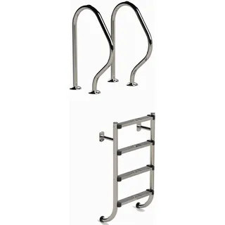 Eichenwald Poolleiter 58 Edelstahl 122,4 cm