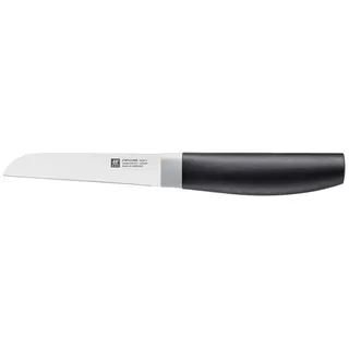 Zwilling Gemüsemesser ZWILLING Now S Gemüsemesser Kochmesser 9 cm Schwarz Sonderschmelze schwarz