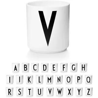 Design Letters Tasse Personalisiert A-Z | Weiße Tassen | Kaffeetassen Buchstaben | Kaffeebecher Porzellan | Personalisierte Tasse Weiß, Personalisierte Geschenke | Dekorativ Tasse mit Initialen 250 Ml
