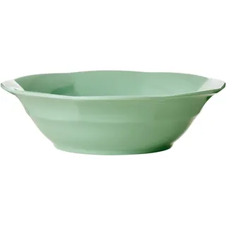 RICE Melamin Suppenteller einfarbig, Ø19 x H5,5cm, khaki