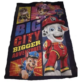 PAW PATROL Bettwäsche PAW Patrol Baby Bettwäsche 140x200 Motiv "Big City 2", 100% Baumwolle, 2 teilig blau