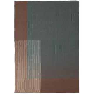 nanimarquina - Haze 5 Wollteppich, 200 x 300 cm, blau / braun