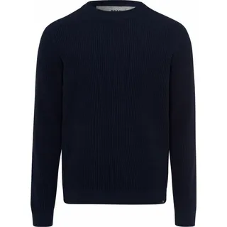 Brax Rundhalspullover Rundhalspullover für Herren (1-tlg) blau