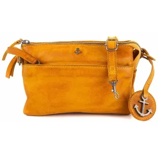 Harbour 2nd Perla Abendtasche Leder Mustard