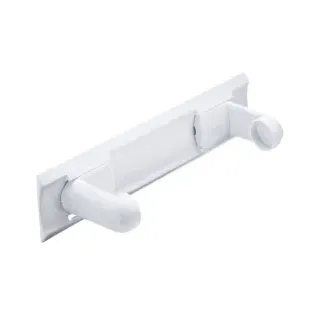 Rotho BASIC Küchenrollenhalter, weiß 1737801100 , Maße: 340 x 80 x 100 mm