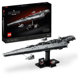 LEGO 75356 Star Wars Supersternzerstörer Executor, Rückkehr der Jedi-Ritter Set für Erwachsene, Darth Vaders Flaggschiff mit 2 kleineren Raumsch...