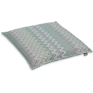 H.O.C.K. Pablo Outdoor Kissen inkl. Füllung SItzkissen Dekokissen Blue Multi Zick-Zack Boho in verschiedenen Größen (45x45x4cm)