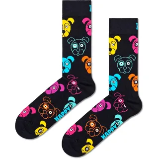 Happy Socks Socken mit Hundemuster für Herren und Damen, 36-40 & 41-46 - 41-46