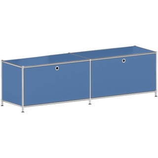 Sideboard »System 4« - 2 geschlossene Fächer (quer) blau, viasit, 152.9x40.4 cm