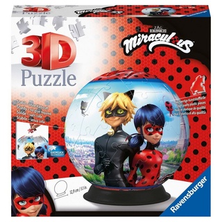 Ravensburger 3D-Puzzle »72 Teile Ravensburger 3D Puzzle Ball Miraculous 11167«, 72 Puzzleteile