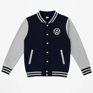 Original VW College JACKE BLAUGRAU S