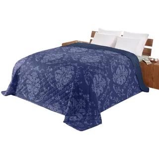 Tagesdecke Bettüberwurf Serie Dream, für Einzelbett, 140x210 cm, blau
