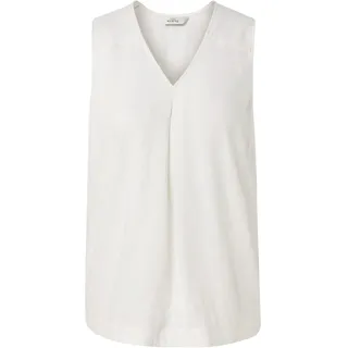 Tchibo - Ärmellose Leinenbluse - Damen - Gr. 38 - weiß