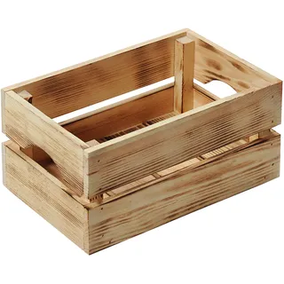 Kesper Holzkiste Kiefer FSC® geflammt 30 x 20 x 15 cm