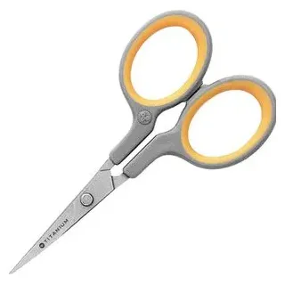 Westcott Silhouettenschere TITANIUM Super grau-gelb 10,0 cm