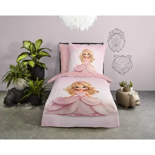 PURE luxury collection Bellas Mikrofaser Rosa 135 x 200 cm + 80 x 80 cm