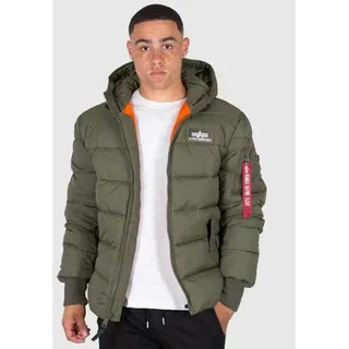 Alpha Industries Hooded Puffer Alpha FD grün 2XL
