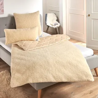Traumschlaf Wollflor Duo Decke Lisa, Füllung: 100% Schurwolle 155x220 cm