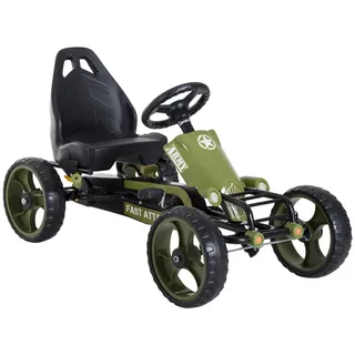 Homcom Go Kart Tretauto Grün (10505461)