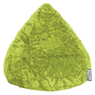 SITTING POINT Beanbag Fluffy L Sitzsack grün