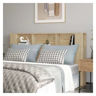 vidaXL Testiera mit Ablagen 180 x 18 x 104,5 cm Braun