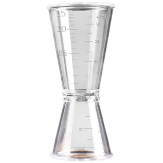 Unbekannt 1 x Cocktail-Messbecher für Zuhause, Bar, Party, nützliches Barzubehör, Messbecher, Cocktail-Shaker, Jigger Transparent 40 ml PC-Harz 10,6 x 4,3 x 4,8 cm