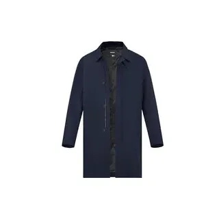 BOSS Black Herren Mantel blau unifarben, blau, Frühjahr/Sommer 2026
