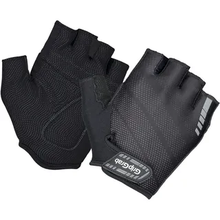 GripGrab Rouleur Sommer Fahrradhandschuhe Fingerlos - Gepolstert | Kurzfingerhandschuhe für budgetbewusste Radlerinnen und Radler mit Klettverschluss, Ausziehhilfe & Schweißwischer am Daumen