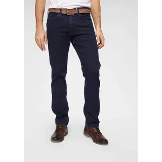 Wrangler Greensboro Jeans mit geradem Bein in Schwarzblau-W33 / L32