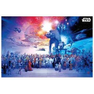 1art1 Star Wars Poster Universe Plakat | Bild 91x61 cm