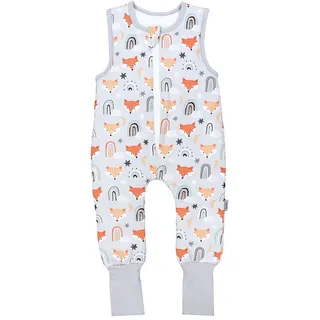 TupTam Baby Schlafsack Ganzjahresschlafsack mit Beinen Bunt 2,5 TOG 68/74