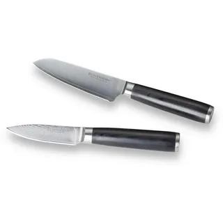Echtwerk Messerset 2-tlg. Santokumesser / Schälmesser 18 cm beige