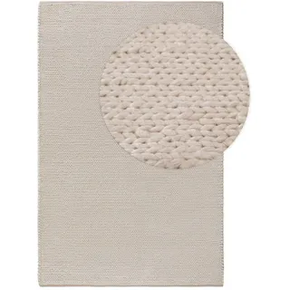 benuta Kunstloft Teppich, Beige, Textil, Beton Optik, Rechteckig, 80x1 cm, Gots, pflegeleicht, Teppiche & Böden, Teppiche, Naturteppiche