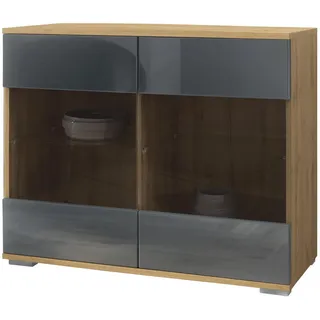 Vladon Bari 92,5 x 75,5 x 35 cm Grau