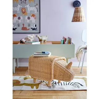 Teppich/Läufer Bloomingville, Beige, für Kinderzimmer, Stoff / Textil - 50 - 200