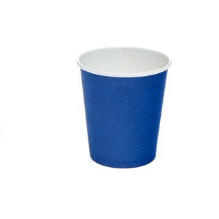 Hartpapierbecher 180 ml Weiß oder Blau 50 Stück