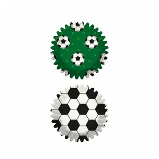 Birkmann Muffinform Mini-Papierbackförmchen Fussball Ø 4.5 cm bunt