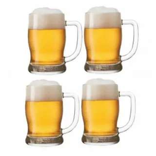 LEONARDO Bierglas LEONARDO Bierseidel Set Taverna Glas (4-tlg)