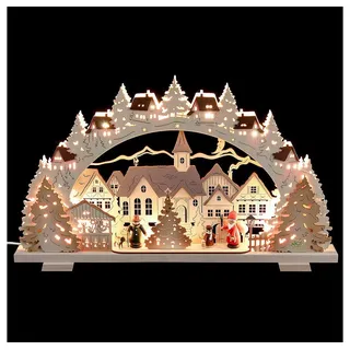 Tietze Erzgebirgsdesign Schwibbogen Schwibbogen Adventszeit (53x31x4,5cm) von Tietze Erzgebirgsdesign