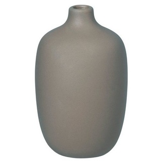 BLOMUS Blumentopf Ceola Vase, Dekovase, Blumenvase, Keramik, Satellite, H 13 cm, Ø 8 grau