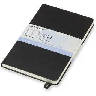 Moleskine Notizbuch Aquarell Large A5 Schwarz