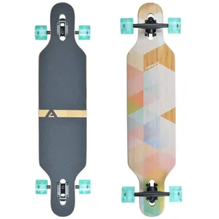 Apollo Longboard Twin Tip DT Longboard 39", aus Holz mehrlagig verleimt für Idealen Flex & Stabilität bunt