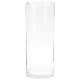 Florists Products Tischvase Hohe Klare Glasvase Zylinder Ø12cm H30cm Deko Windlicht