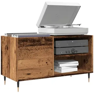 vidaXL Plattenschrank Lowboard 84x38x48 cm Braun Holzwerkstoff
